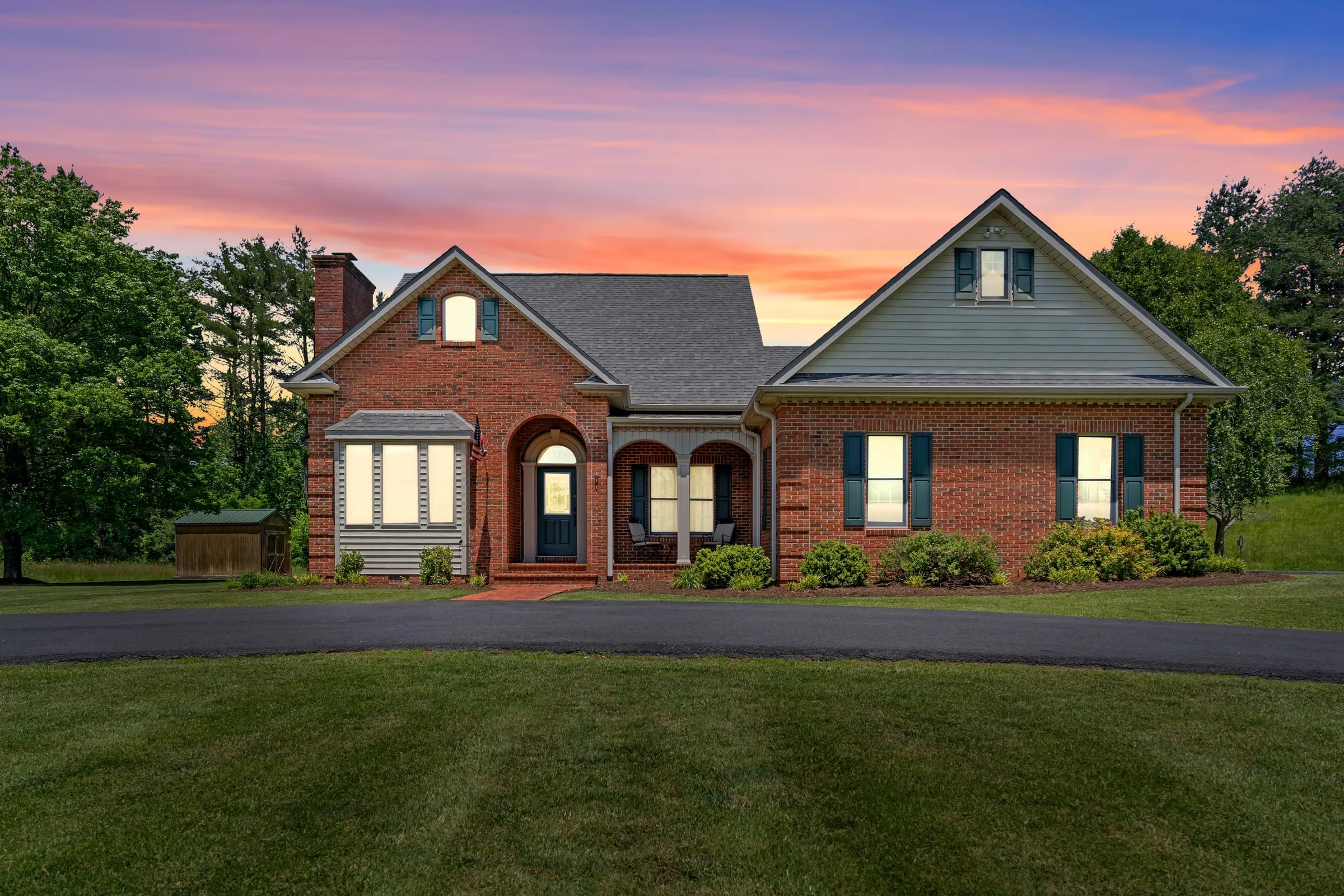 A property photographed in the Blue Ridge