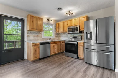 Lifestyle shot of guests enjoying vacation rental